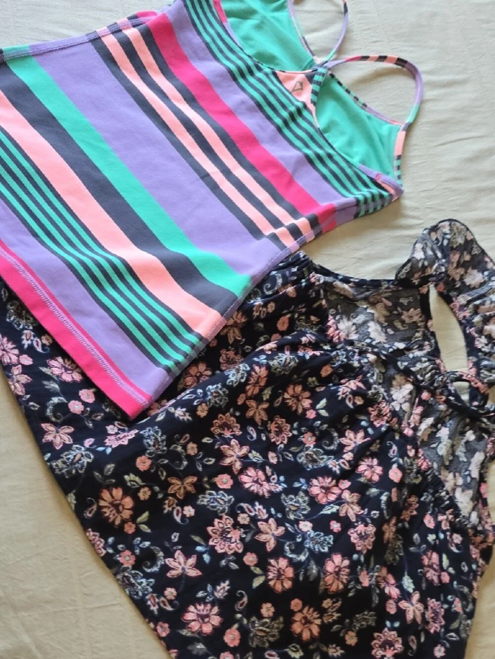 Summer Girls Tops (4) Fits Approx Size 12 - See Detail Sizing and Measurements